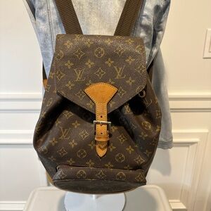 LOUIS VUITTON Monogram MONTSOURIS GM BACKPACK